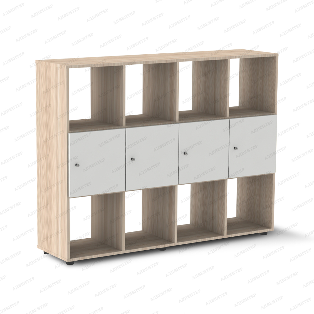 дуб сонома/белый двусторонний