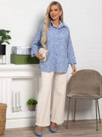 Блуза На пульсе моды (голубая) Б15418-1М LT Collection