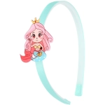 Ободок для волос детский на блистере «РОЗОВОЕ ОБЛАКО», русалочка, микс 6 цветов, 1см