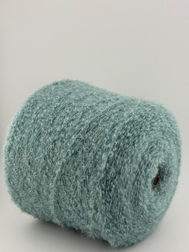 Мятный 75% кид мохер 25% шелк  250 м/100 гр