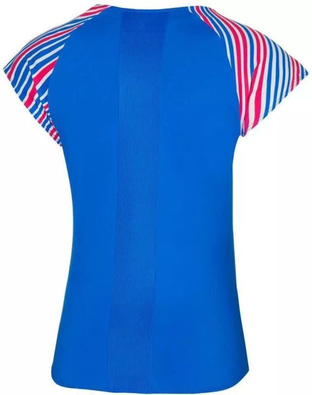 Женская теннисная футболка Mizuno Printed Tee - peace blue