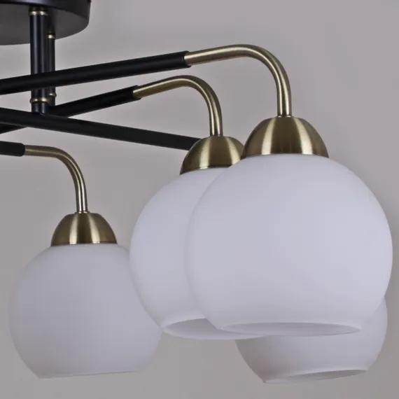 Люстра потолочная ILLUMICO E27 IL0252-8CSQ-79 BK AB