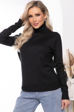 Водолазка Зимняя история (черная) Б14537-20М LT Collection