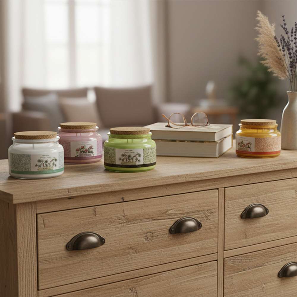 Свеча ароматическая Frövi, тайская орхидея, соевый воск