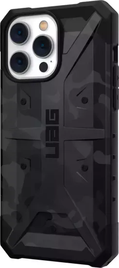 Чехол Uag Pathfinder SE Camo для iPhone 14 Pro Max 6.7", цвет черный камуфляж (Midnight Camo)