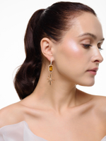 Серьги "Sea bottom tiger" Gold