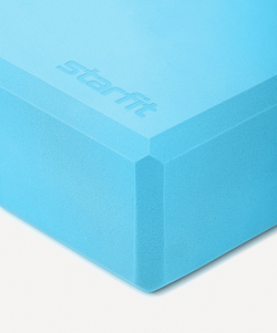 Блок для йоги YB-200 EVA, синий пастель