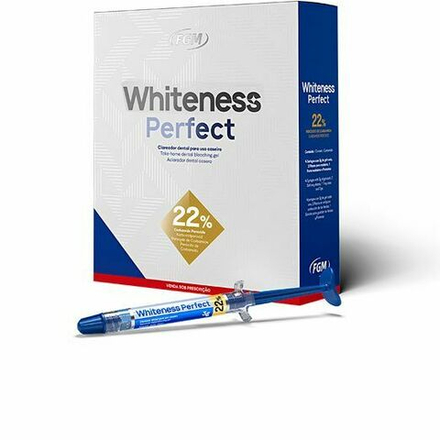 Whiteness Perfect 22% (4шпр.х3г, 2 плас., контейнер)-домашнее дневное отбеливание на основе перекиси карбамида, FGM (Бразилия)