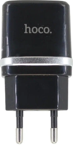 СЗУ USB Hoco C12 (12W, 2 порта) Черный
