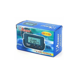 Электронные автомобильные часы для авто c будильником Kenko 613D