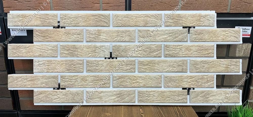 Клинкерная термопанель ППС BestPoint Loft Brick Salt 1020х455 мм