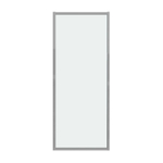 Боковая стенка Grossman Style 200.K33.05.90.10.00 (90х195) хром,стекло прозрачное, 1 место