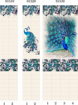 Панель ПВХ фотопечать 3D Panda Жар-птица 2700х250 мм