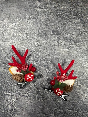 заколки "Рожки олененка"