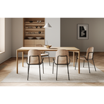 Стул LATITUDE Ror, 2 Frame, велюр, черный/бежевый