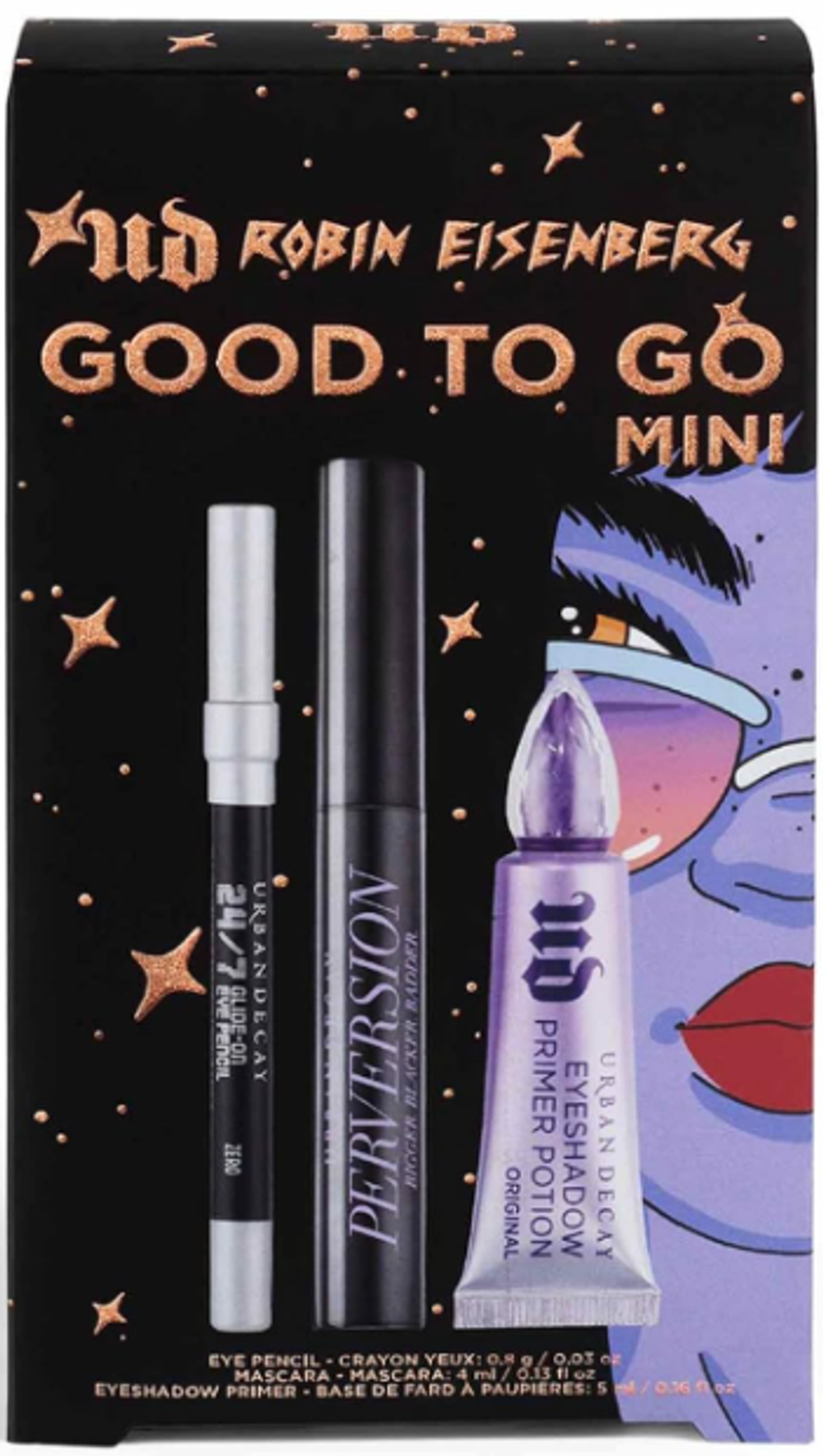 Urban Decay Robin Eisenberg Good To Go Mini Holiday Makeup Gift Set набор для глаз