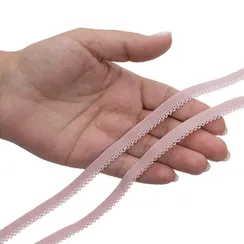 Резинка отделочная пыльно-розовая 9 мм (цв. 019), K-94/9