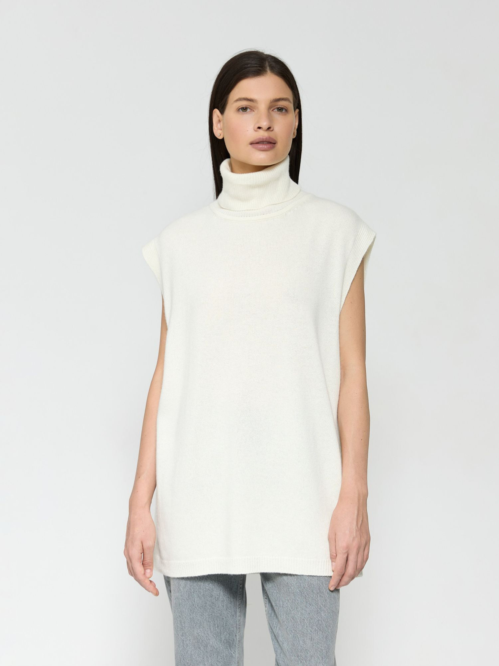 Жилет из смесового кашемира