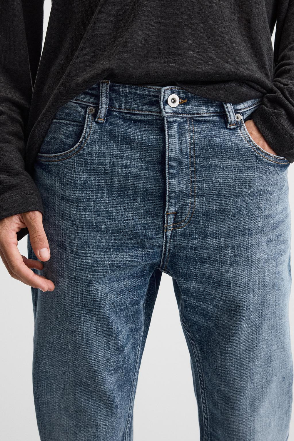 Джинсы cropped skinny