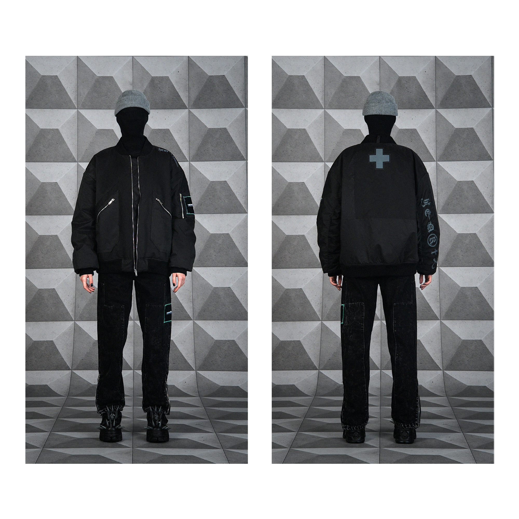 «Genesis 2.0» Washed Denim Pants