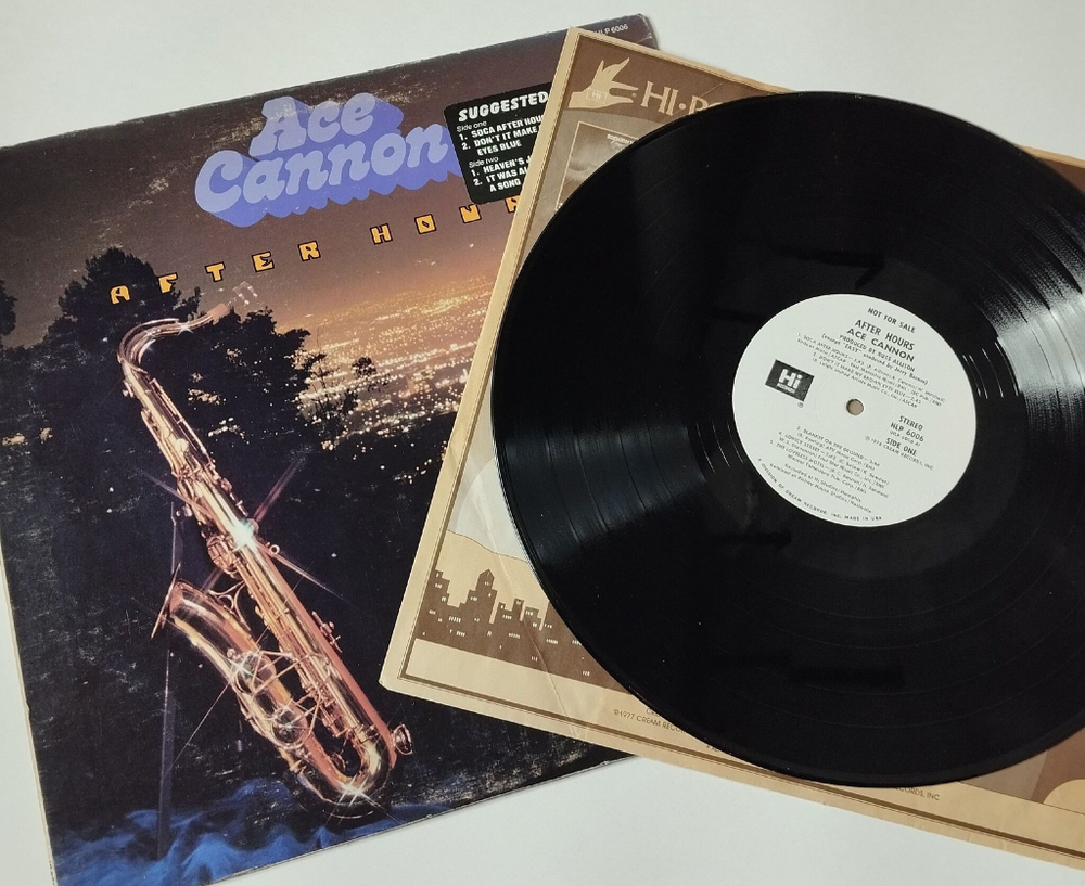 Винтажная виниловая пластинка LP Ace Cannon After Hours (USA 1978)