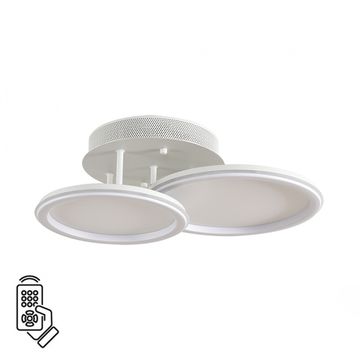 Умная люстра потолочная с ПДУ и голосовым управлением LED 45W 3000-6500К 8380/45CL белый Lumion Alis Smart Lumion