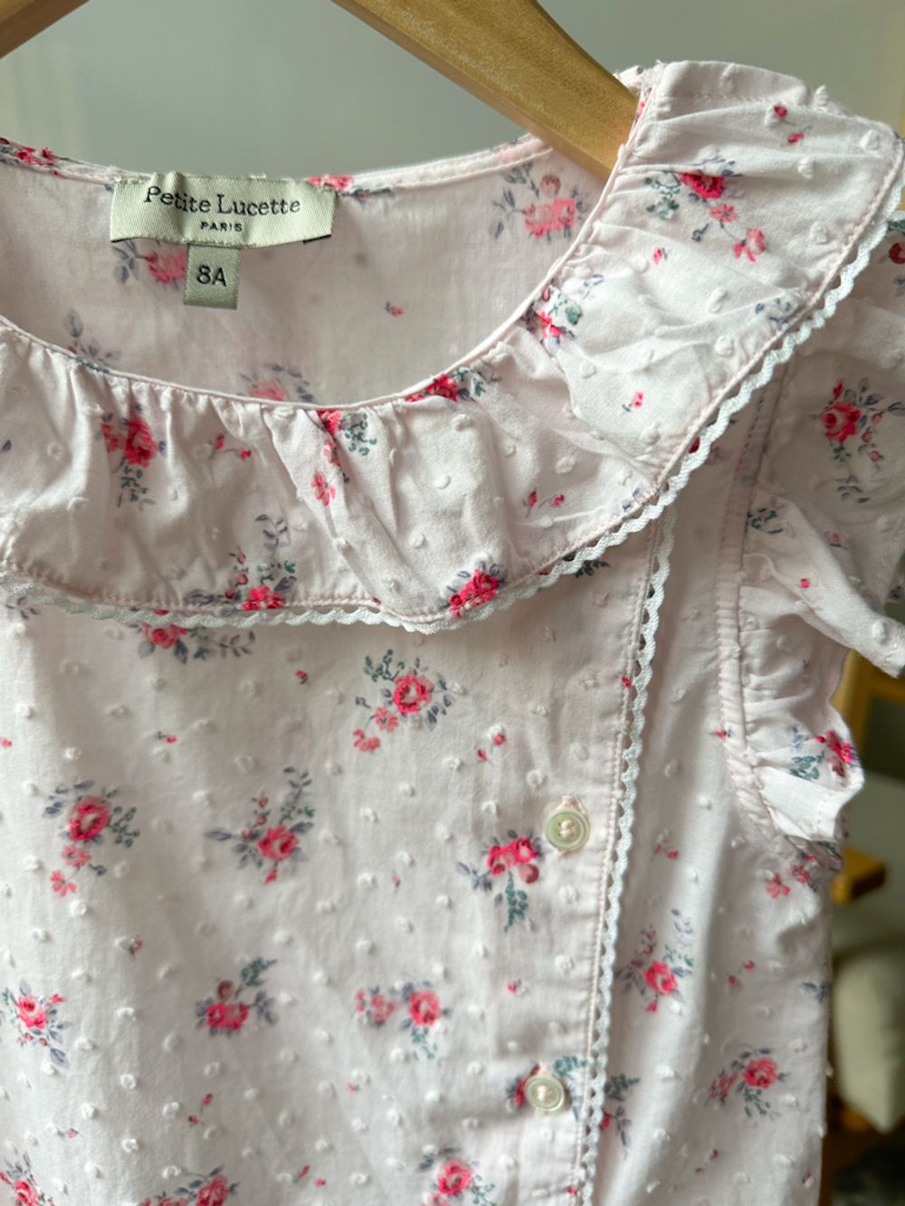 Хлопковая блузка Petite Lucette, 128