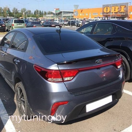 Лип спойлер для Kia Rio IV