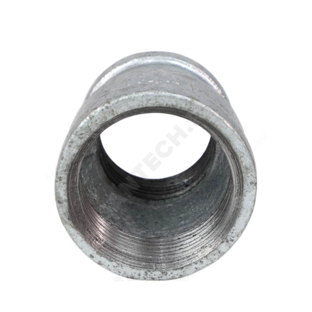 Муфта переходная чугун оц Ду 50х32 (2"х1 1/4") ВР Fittex PLUS