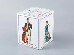 Чашка с блюдцем чайная в подарочной упаковке ф. Гербовая рис. Modes de Paris