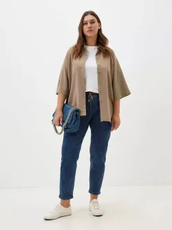 Джинсы на резинке больших размеров