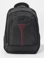Рюкзак Triplus CX012, мужской, застежка на молнии, полиэстер, чёрный 47х34х15 см