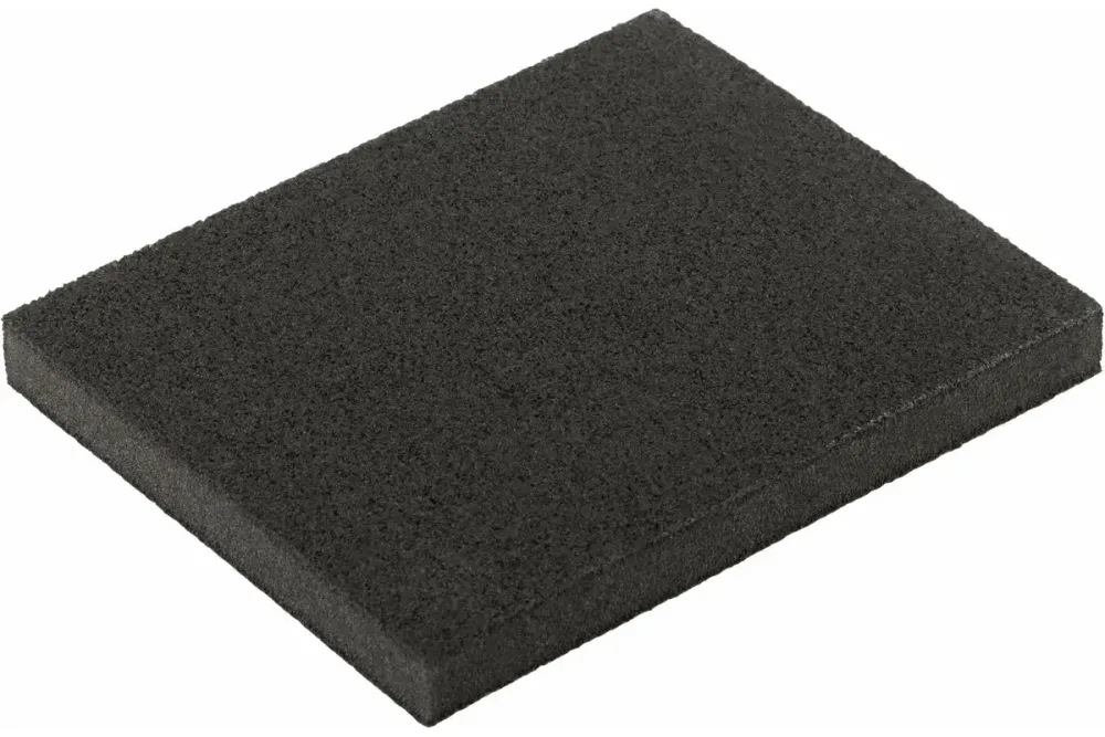 38383м Губка шлифовальная алюминий-оксидная, 125х100х10 мм, Р80