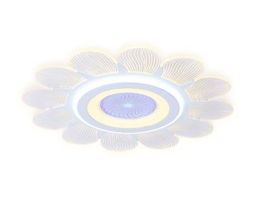 Потолочный светодиодный светильник с пультом AK4301 WH 105W белый (ПДУ РАДИО 2.4) Acrylic Ambrella