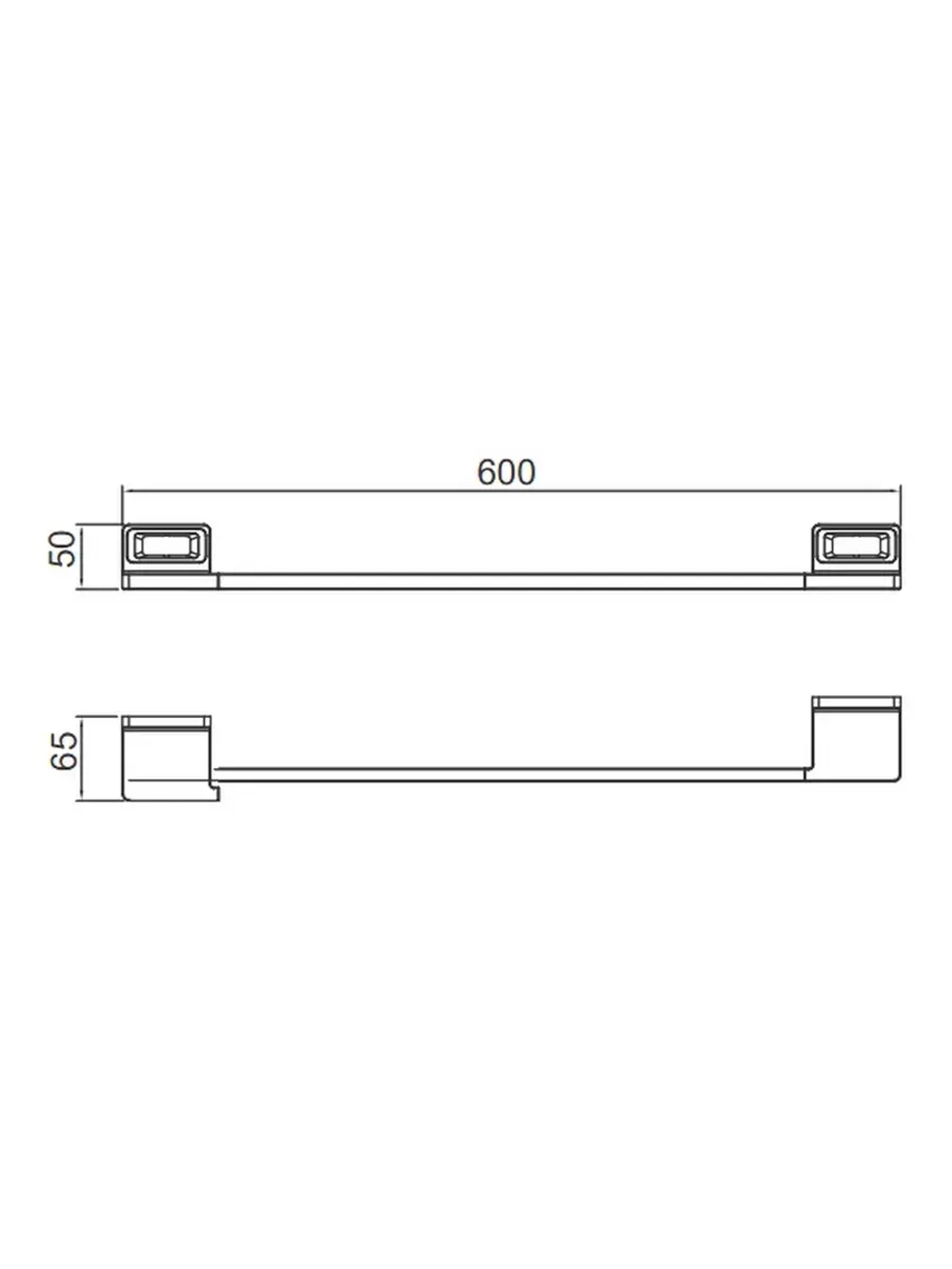 Полотенцедержатель настенный GAPPO G30801-6