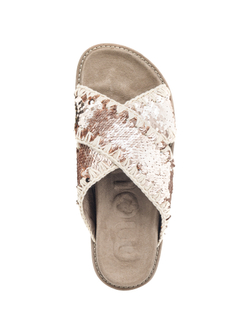 MOU босоножки - бежевый