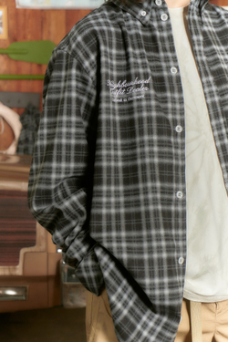 Рубашка Called a Garment Human Flannel Shirt "Black"