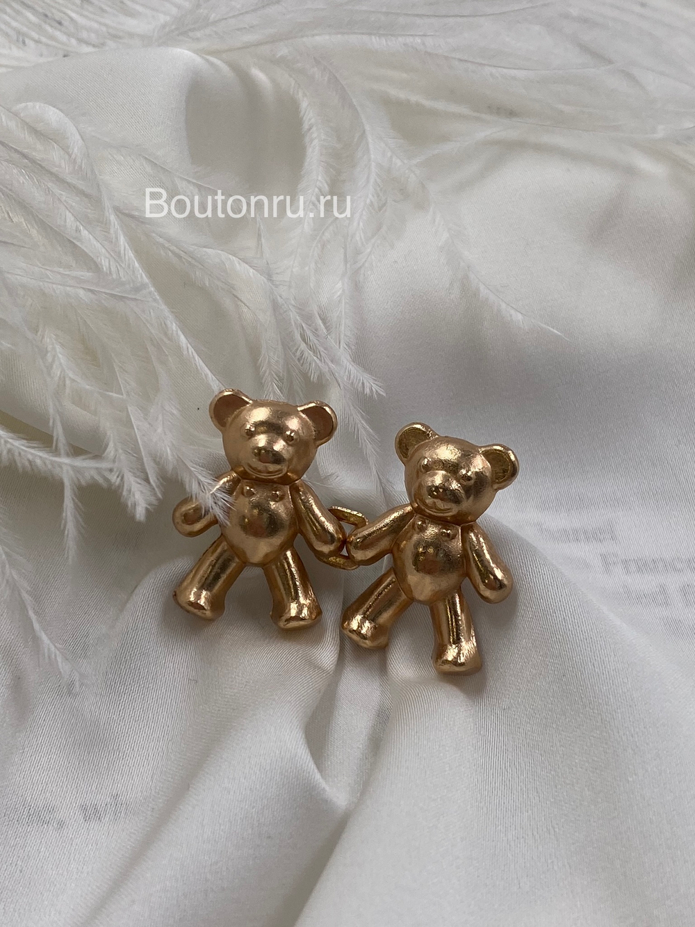 Уменьшитель размера джинс "Мишки" золотистый