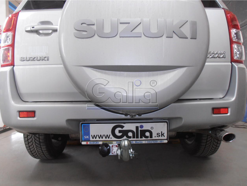 Фаркоп оцинкованный Galia S097A для Suzuki Grand Vitara 5 дверная 2005-2016(паспорт и сертификат в комплекте)(без электрики)