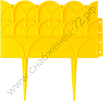 GRINDA 14 х 310 см, желтый, декоративный бордюр для цветников (422223-Y)