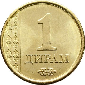 1 дирам 2011 Таджикистан