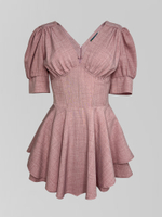 Комбинезон Perfemme однотонный с корсетом на талии и коротким рукавом