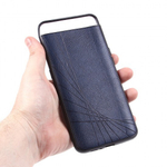 Чехол ТПУ под кожу для Samsung Galaxy A90, 011178 Синий