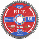 Диск пильный по алюминию PIT 185x30/x2.0 мм, 64T Carbide, зуб TCG 5° (ACTW13-185T64)