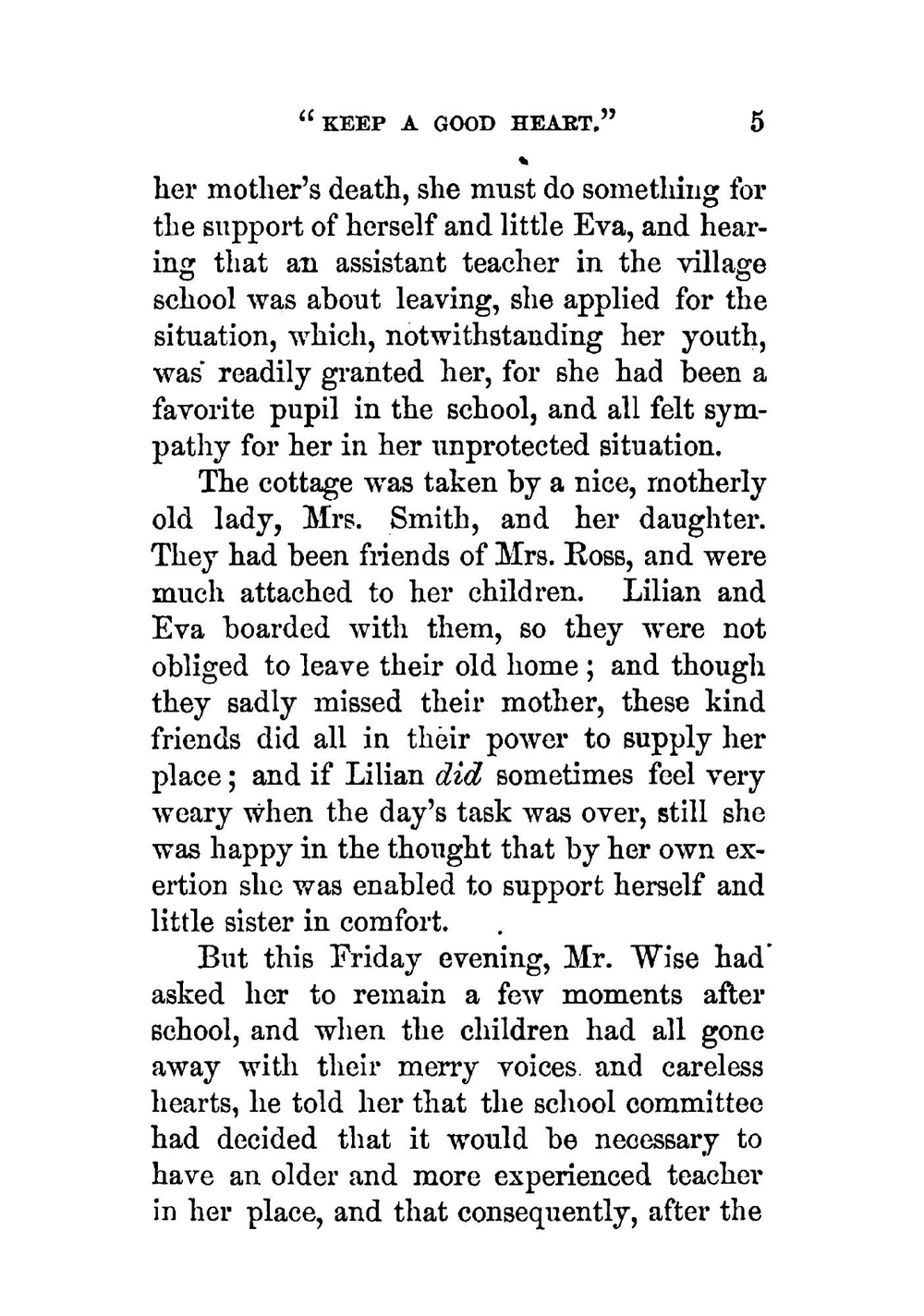 "Keep a good heart". A story for the merry Christmas time | Cousin Carrie