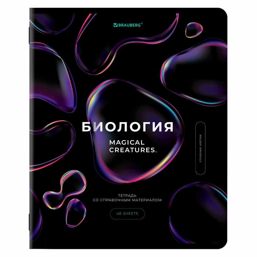 Тетради предметные, КОМПЛЕКТ 12 ПРЕДМЕТОВ, "MAGICAL", 48 л., глянцевый УФ-лак, BRAUBERG, 404610