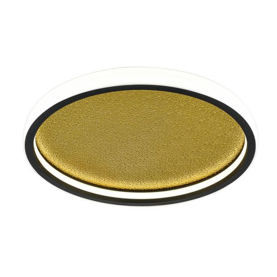 7736/60L MITRA LED SN 069 Светильник металл/акрил/белый/золотой/черный LED 60Вт 3000-6000К D450 IP20 пульт ДУ SHIMMERS