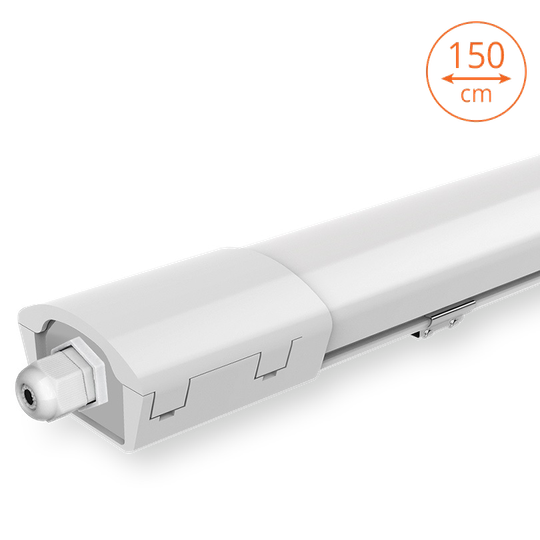 Светильник LED WPL48-4K150-01 45Вт 4000К IP65 5850Лм матовый соединяемый в линию 1570x58x28мм WOLTA
