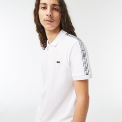 Мужское теннисное поло Lacoste Core Graphics Polo Men - White