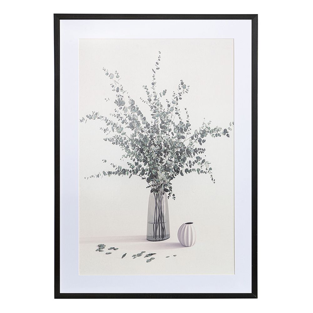 Панно декоративное Plant с черной рамой, 50х70 см